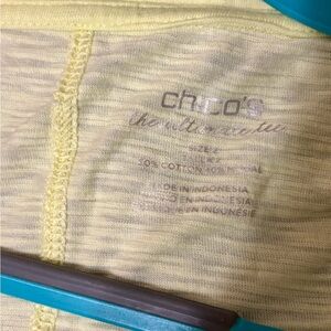 Chico's Soft Lemon Ultimate Tee